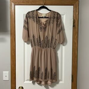 Greylin dress, metal details, size small
